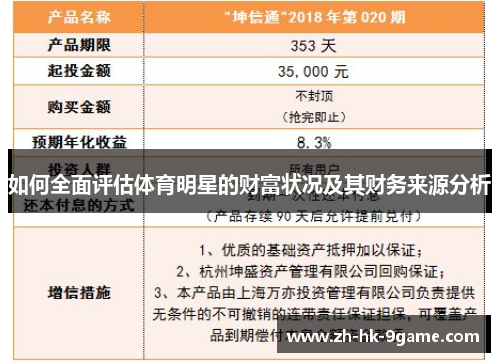 如何全面评估体育明星的财富状况及其财务来源分析